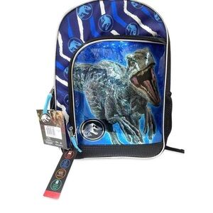 Jurassic World Backpack The backpack features one main compartment